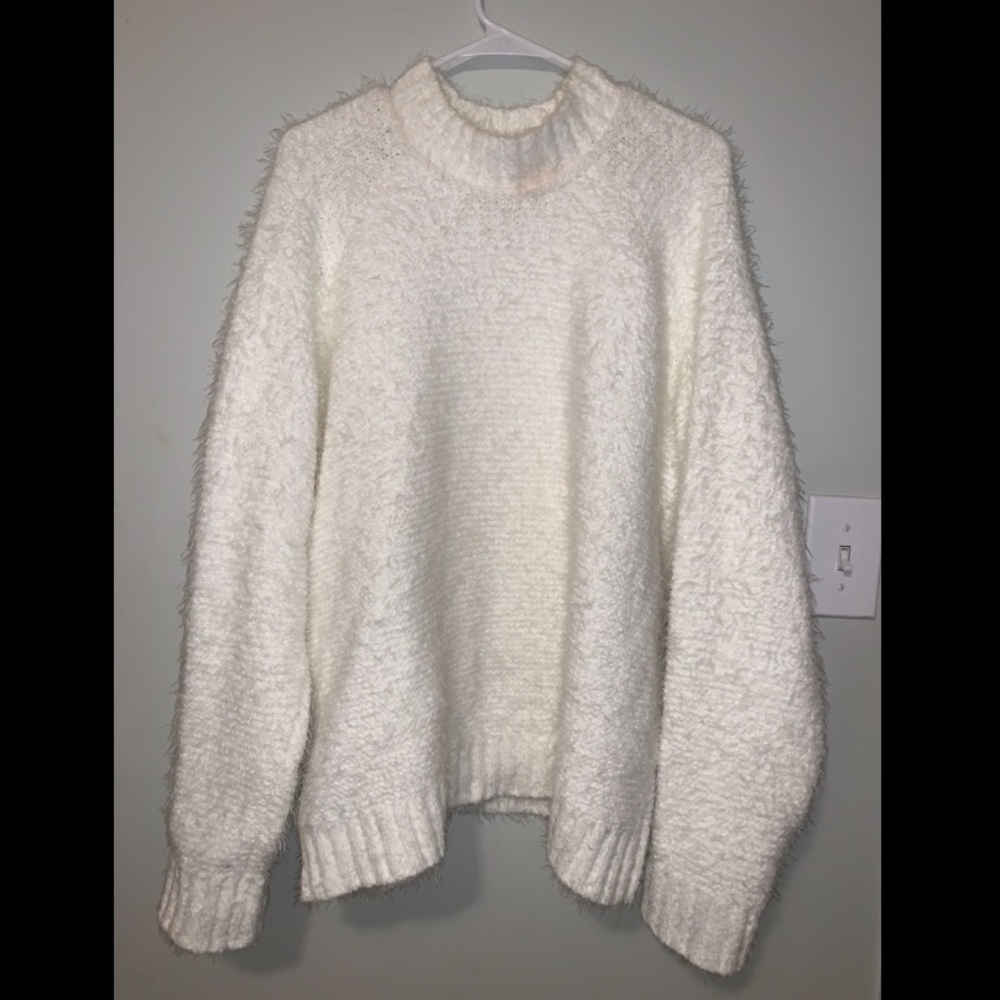 Lou & Grey Fuzzy Turtle Neck Sweater